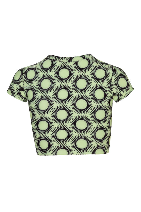 Lime Eclipse Brenda Top