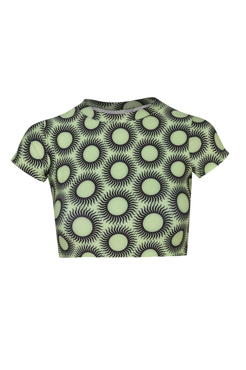 Lime Eclipse Brenda Top