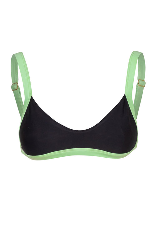 Lime Eclipse Taylor Top