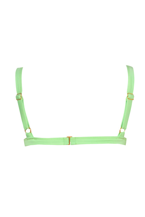 Lime Eclipse Taylor Top