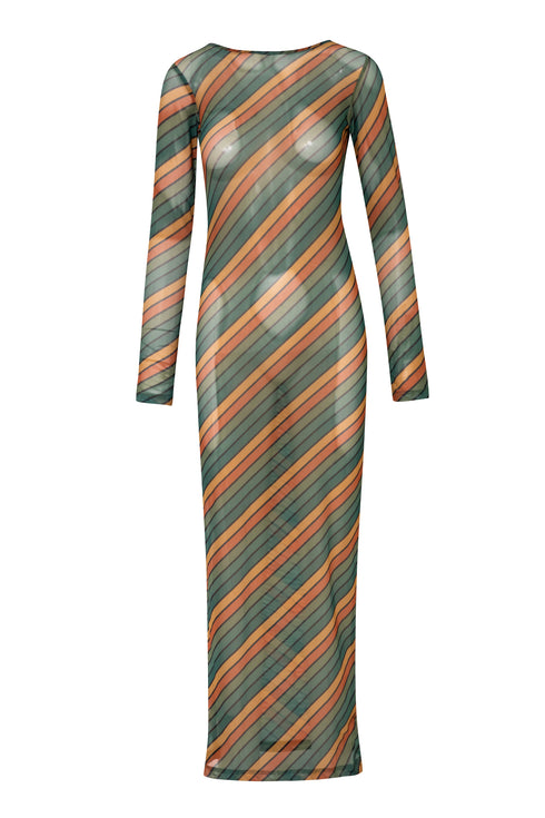Retro Stride Maya Long Dress