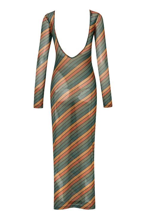 Retro Stride Maya Long Dress