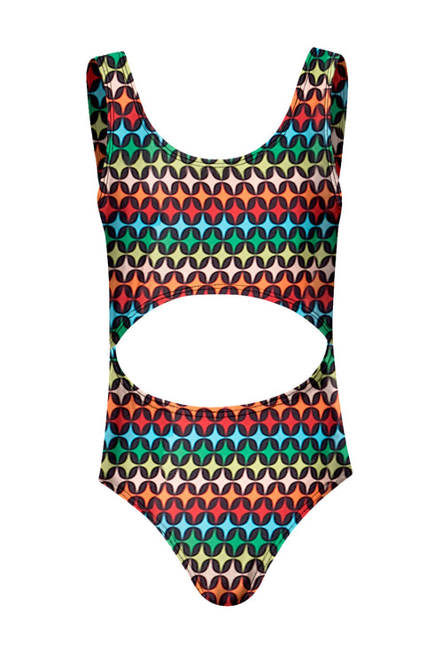 Sunset Tropics Sal Trikini