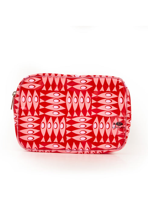 Red Fish Mini Cosmetic Case