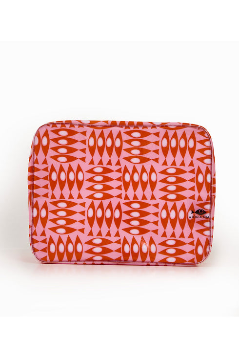 Orange Fish Medium Cosmetic Bag