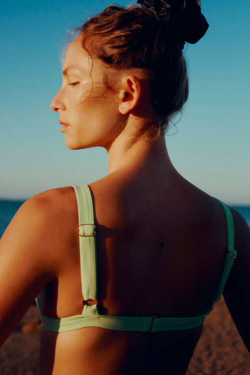 Lime Eclipse Taylor Top